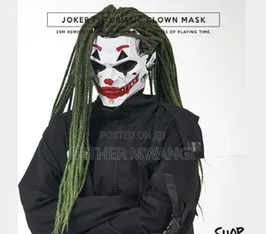 Joker Futuristic Clown 3d Mask In Kenya