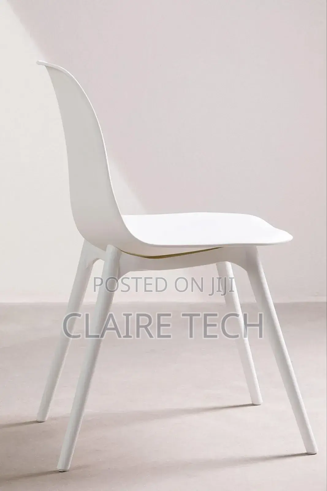 Round Dining Chair or Office White