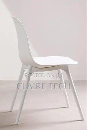 Round Dining Chair or Office White