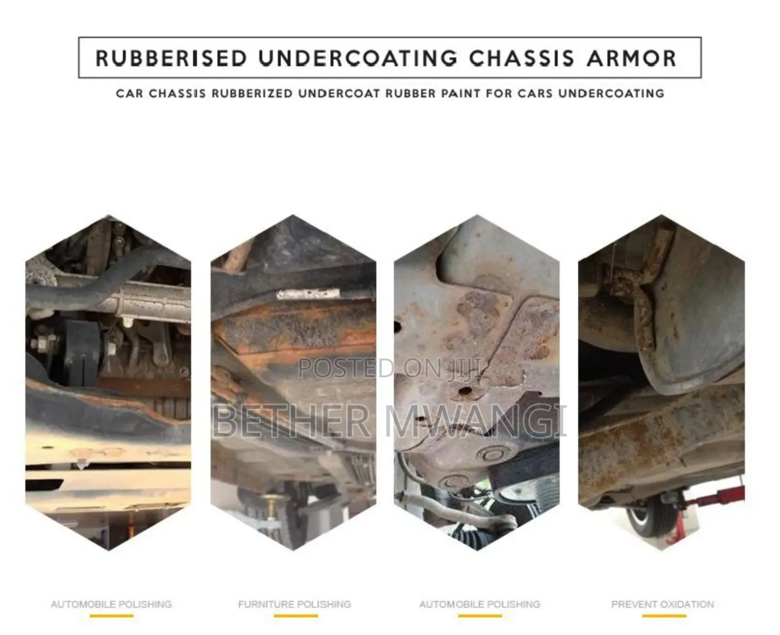 Rubberized Undercoating Chasis Armor In Kenya