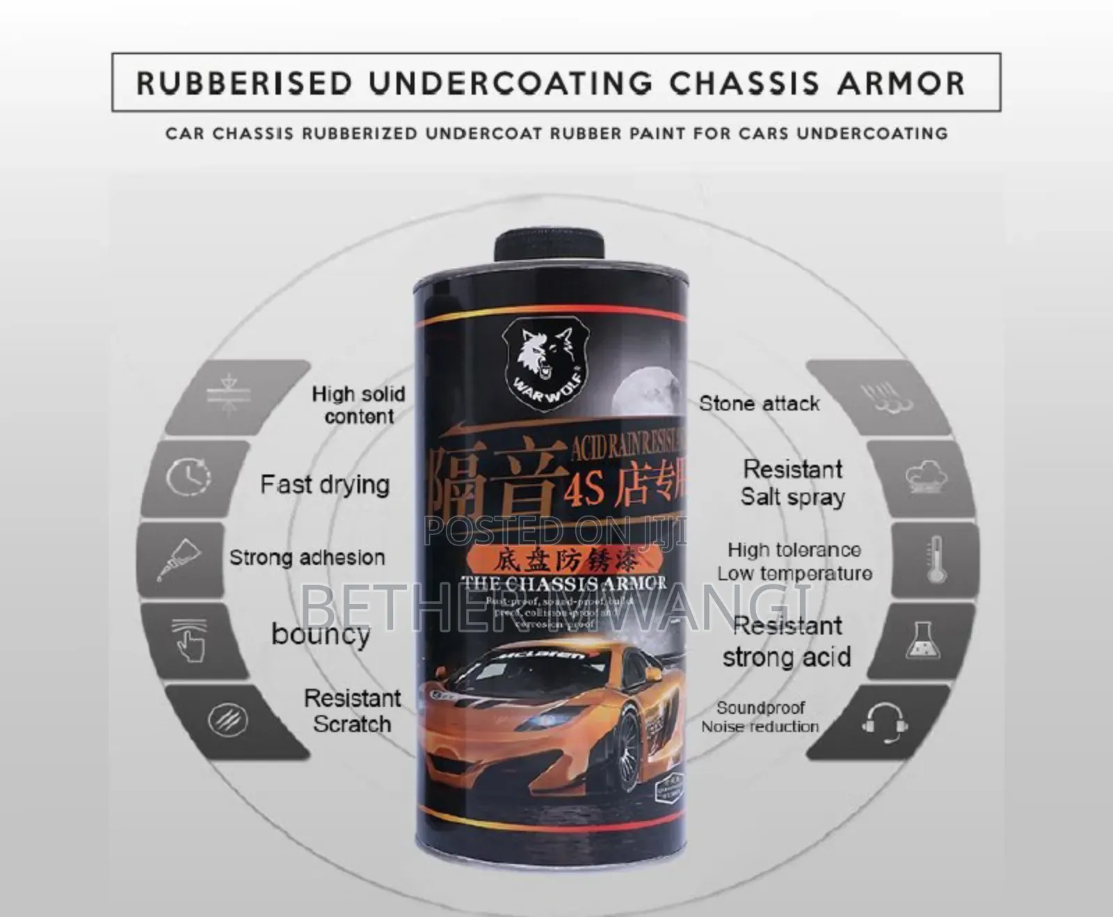 Rubberized Undercoating Chasis Armor In Kenya