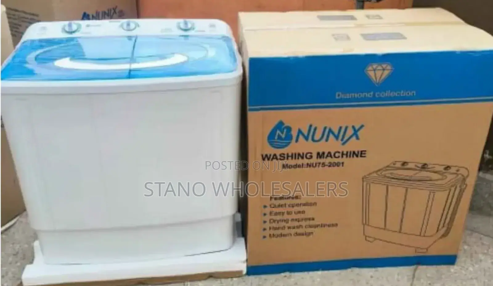 Safe Nunix 7.5kg Top Load Washing Machine
