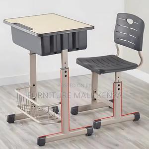 Kids Combo : Modern Student Study Desk and Chair Set. - main view