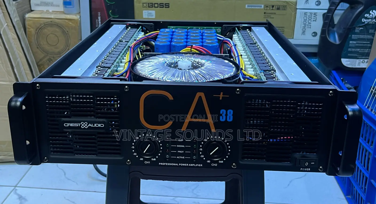 Original Crest Audio Ca38+Power Amplifier 138voltes (9600watts )