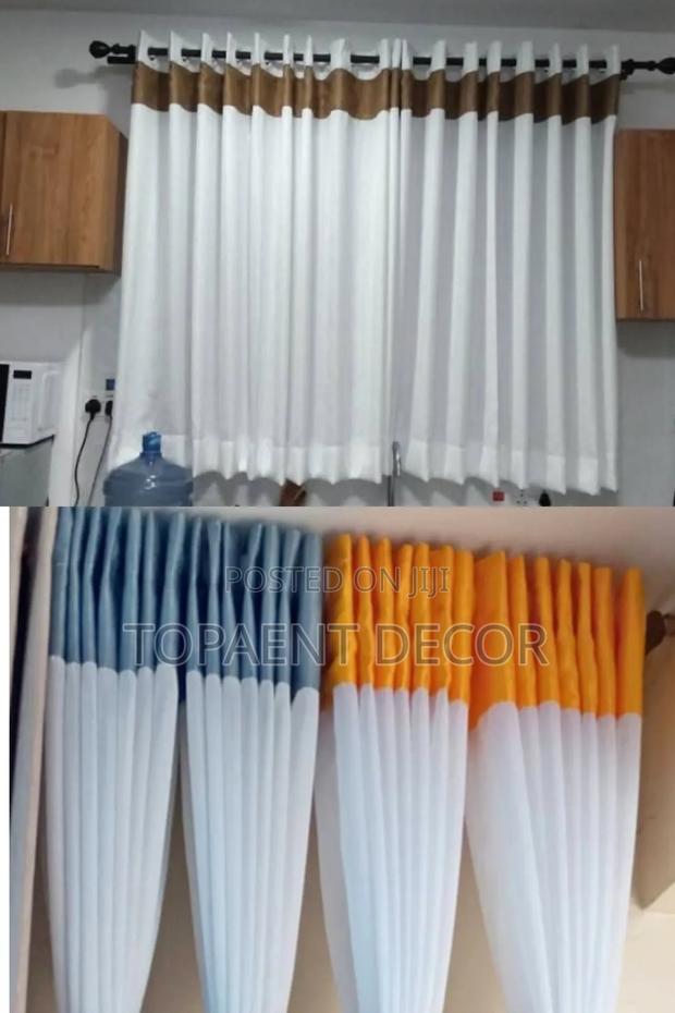 Bold Style ,Gentle Light Kitchen Window Curtains - main view