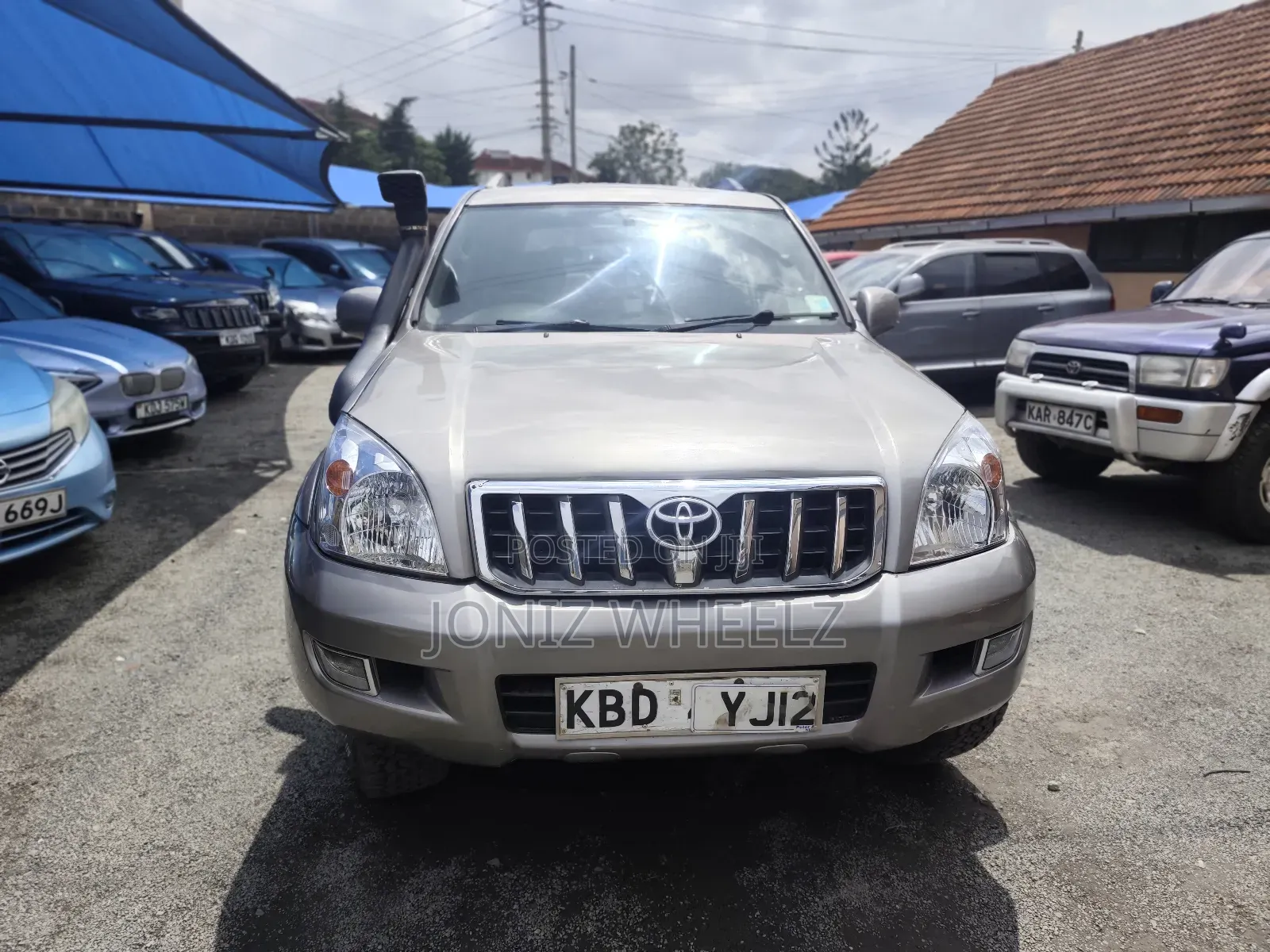 Toyota Land Cruiser Prado 3.0 D-4D 5dr 2008 Gray