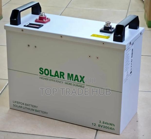 Solar Max Solar Lifepo4 Lithium Battery 12v 300ah/3.84kwh - main view