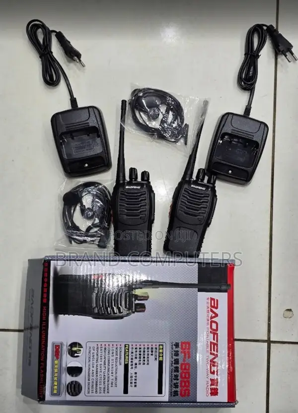 Baofeng Bf-888s Handheld Radio Call Walkie Talkies 3 Km Distance