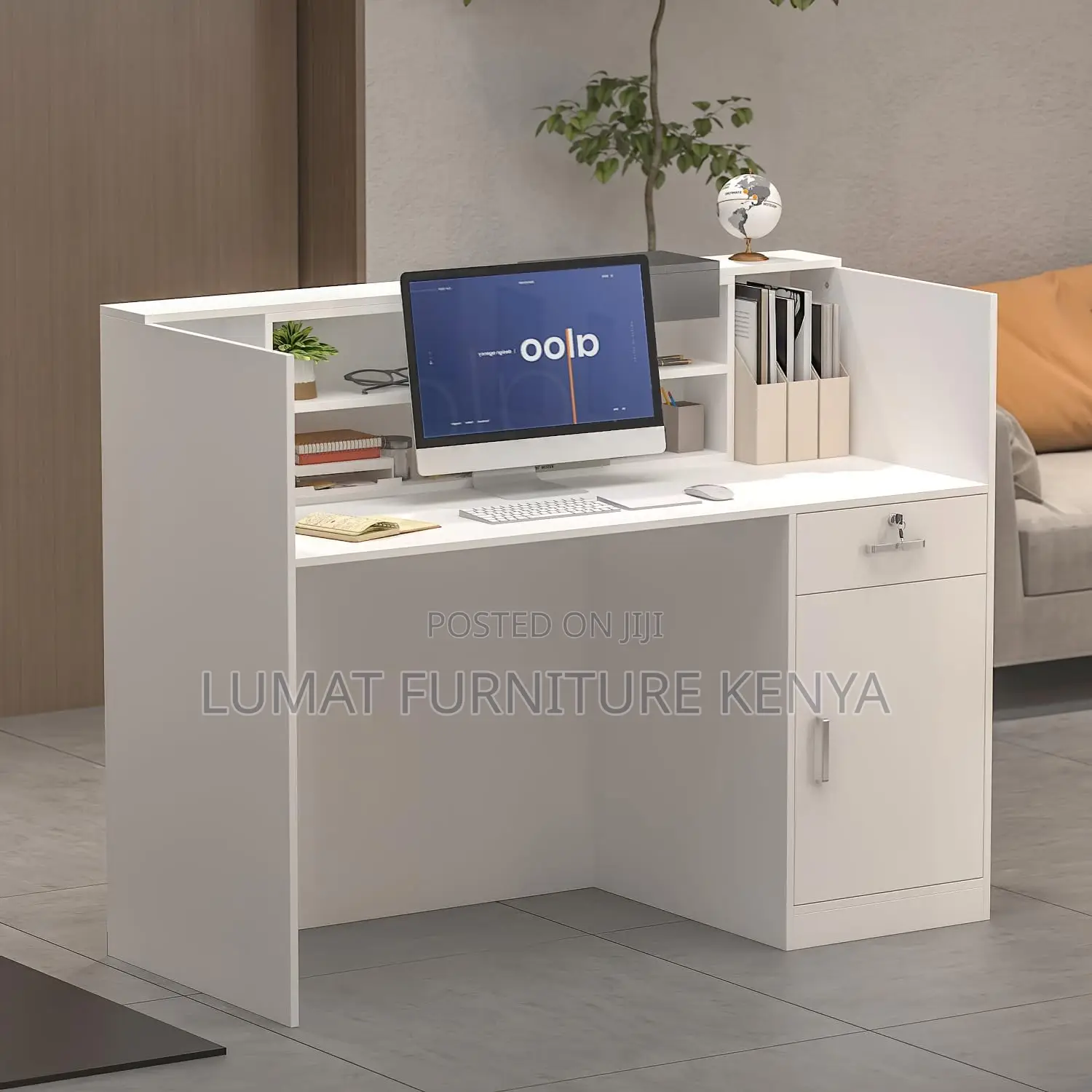 1.2m Secretarial Modern Desk