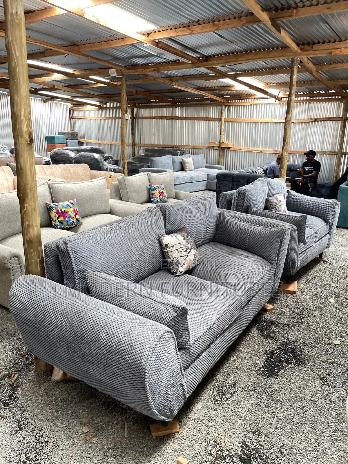 Modern Chiq 5 Seater Butterfly Sofa