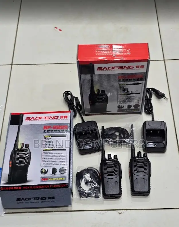 2 Pieces Baofeng Bf 888s Walkie Talkie Radio Calls 16 Channels