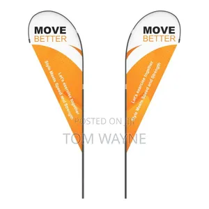 Double Sided Printed Teardrop Banner
