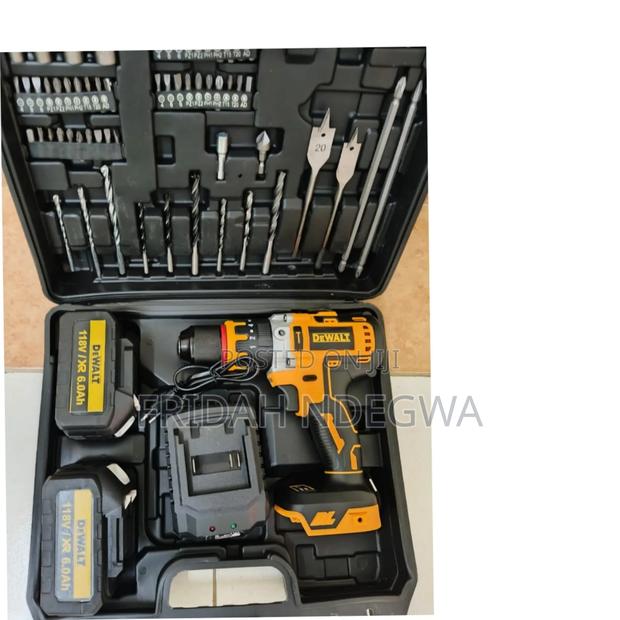 Dewalt Cordless Drill
With Metallic Chuck - main view
