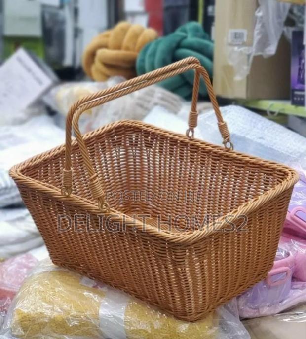 Multi~Purpose Rattan Wicker Basket_alp - thumbnail 3