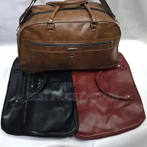 Leather Large Travel Duffle Bag