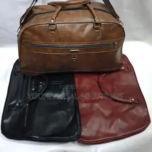 Leather Large Travel Duffle Bag