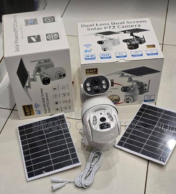 Ubox 6mp Dual Lens 4g Solar PTZ Camera