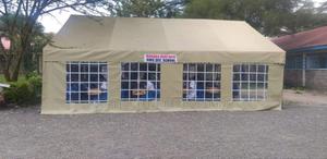 Quality Flat Top Tent. Best for Temporary Workspaces/Commercial Use. - main view