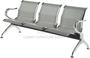 Unpadded 3 Seater Visitors Bench