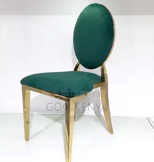 Home Chair; Stackable Outdoor Heavy-Duty Round Back Banquet for Events