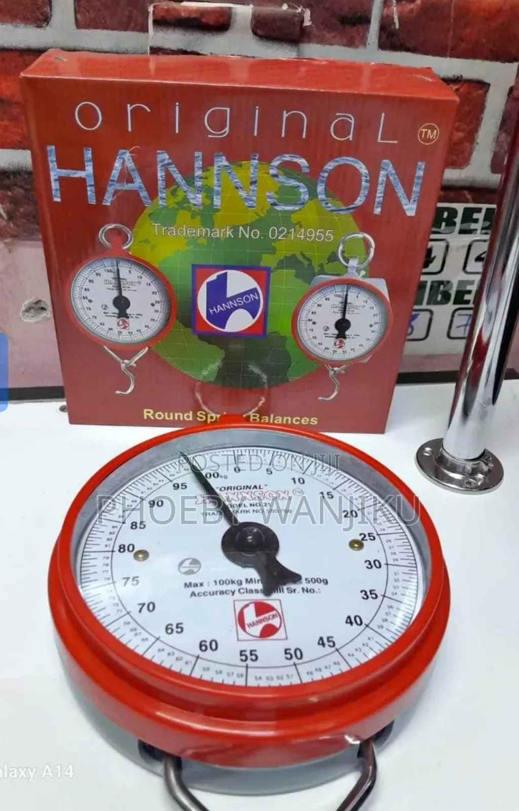 Hanson Spring Weighing Scale/100kg Hanson Scale