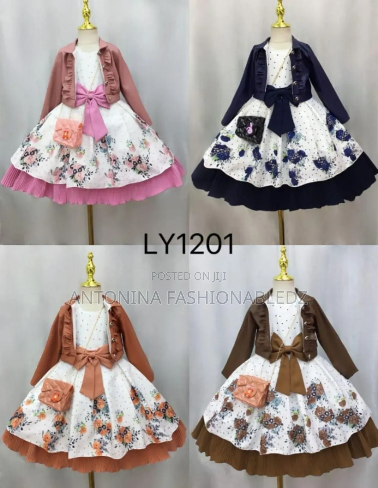 Ladies Cute Dress Age 2-13yrs