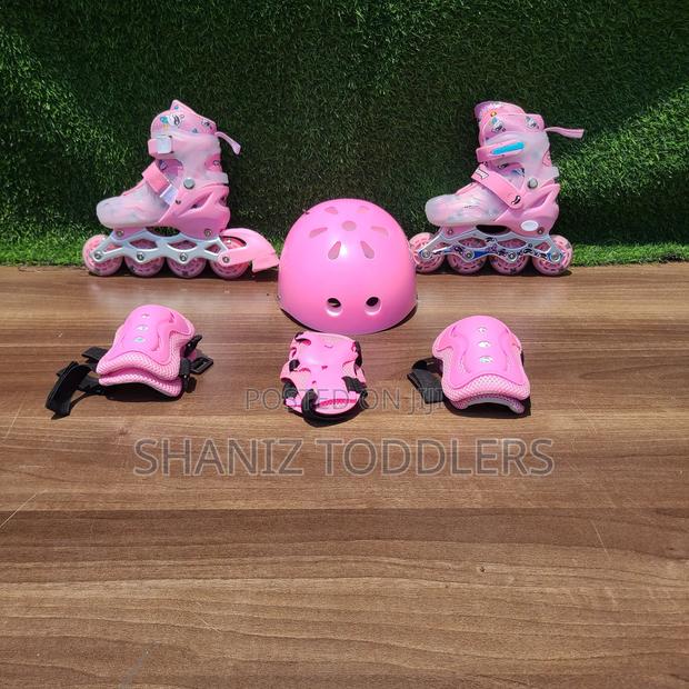 Pink Roller Blades / Skating Shoes - thumbnail 2