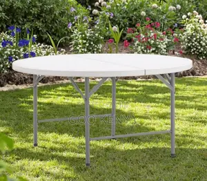Home Table; Durable White Plastic Folding Table for Event Furniture