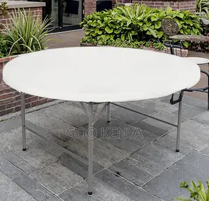 Home Table; Durable White Plastic Folding Table for Event Furniture