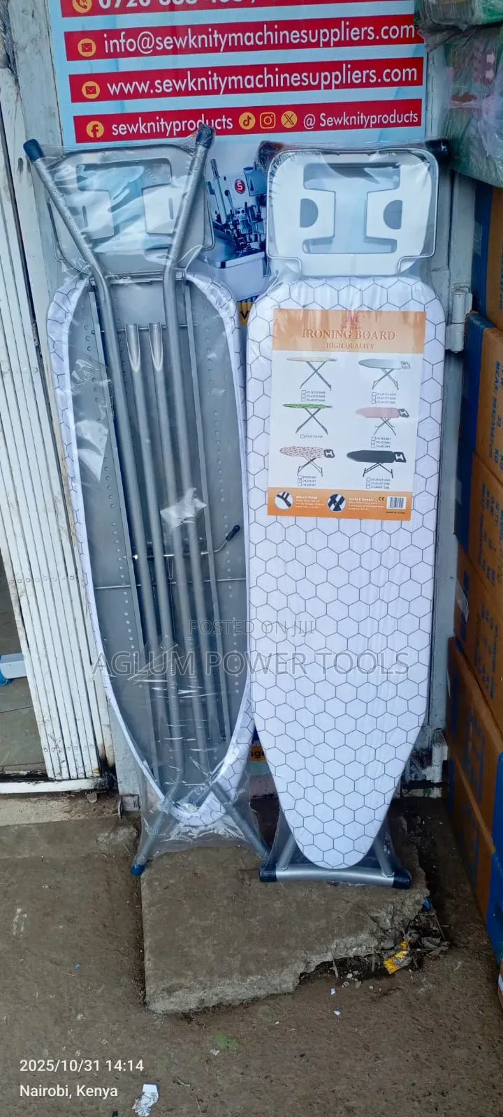 Iron Board With Iron Rest for Commercial Purposes