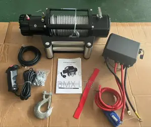 High-Capacity Towing Winch 12000lb 24v