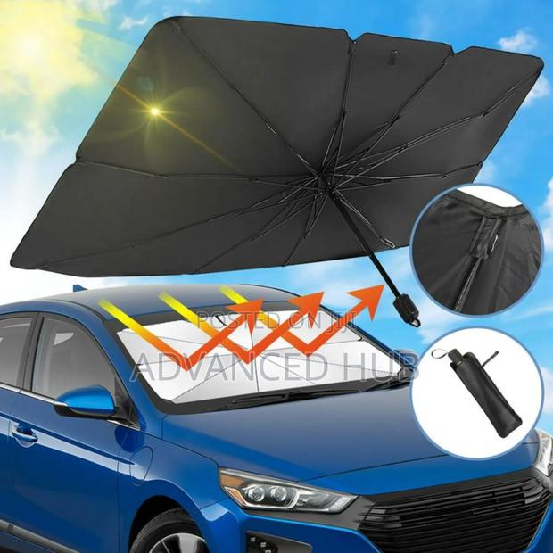 Car Dashboard Umbrella Sunvisor Windscreen Cover - main view