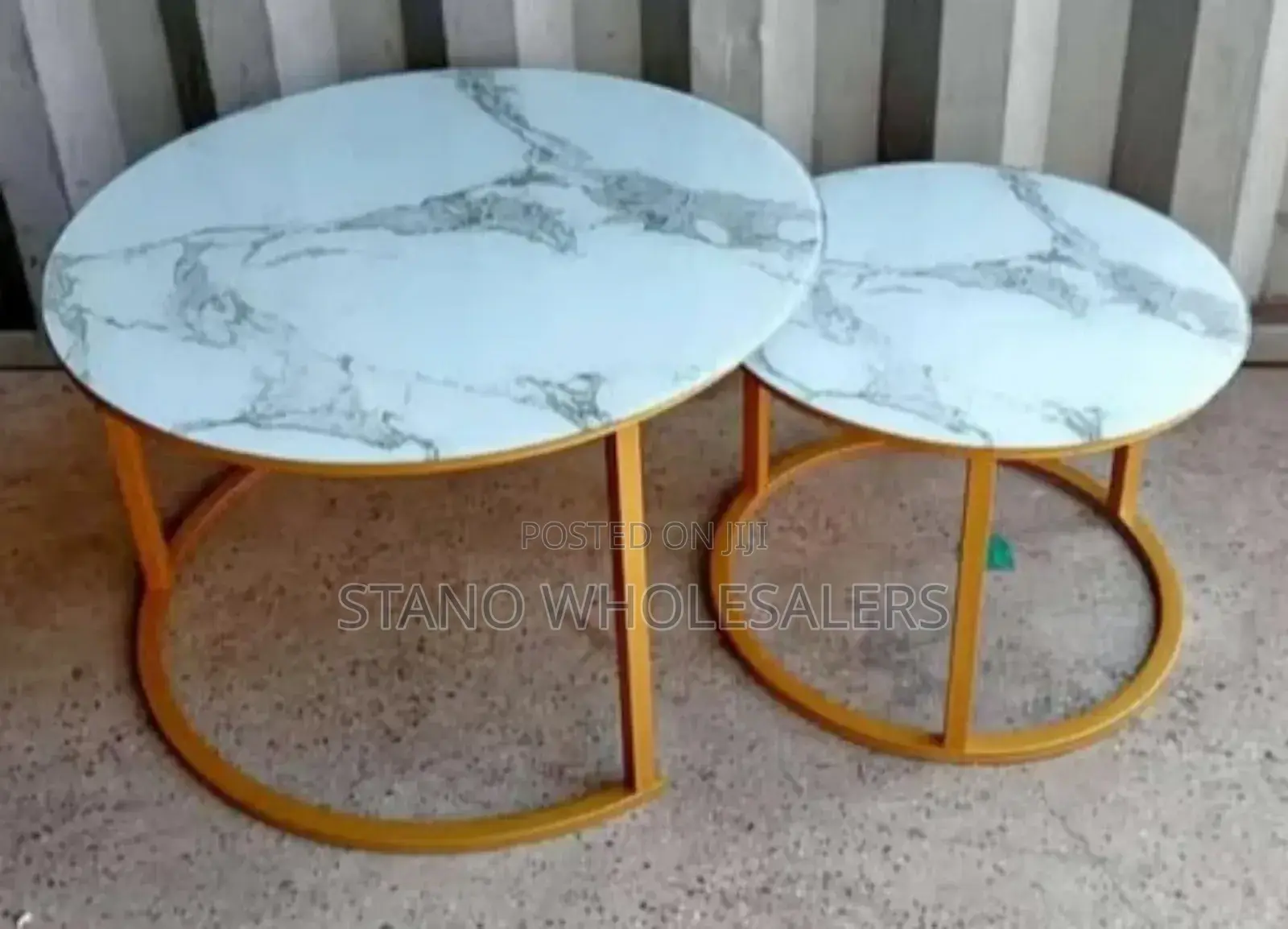 Pure Marble Round White Coffee Table