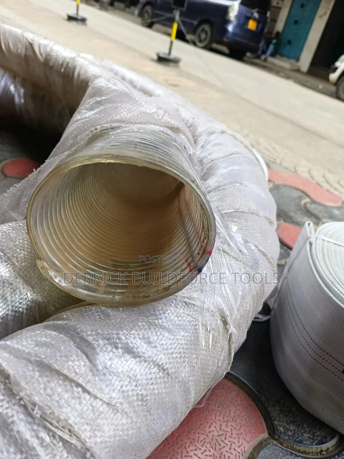 Clear Wired 4" PVC Suction Pipe(Sold Per Metre)