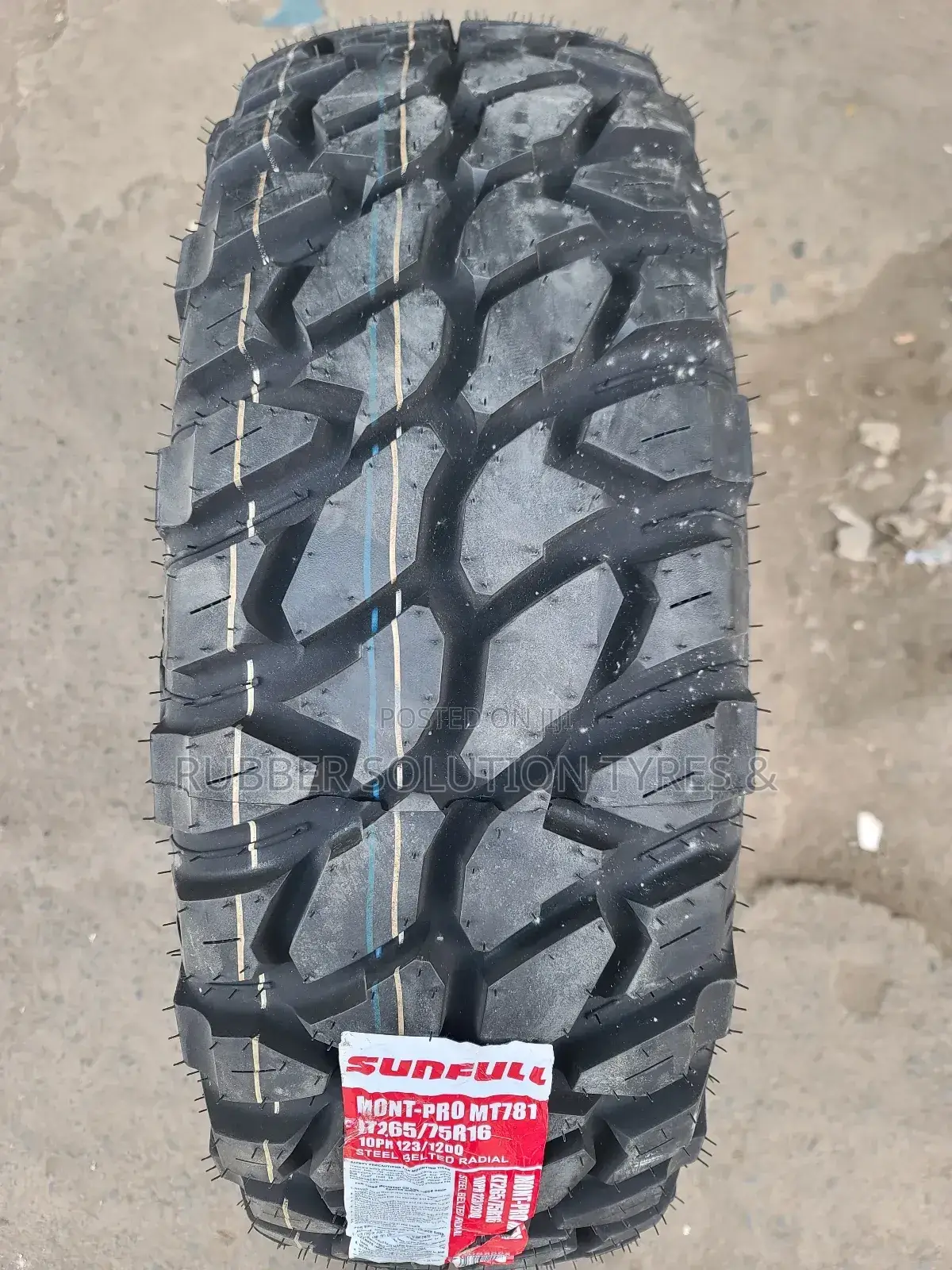 265 /75 R16 Sunfull Tyres M/T781 Mud-Terrain