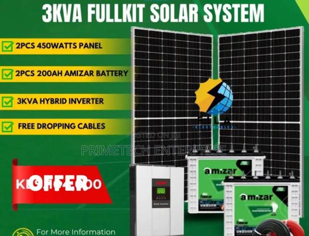 3kva Full Kit Solar System (Primetech) - main view