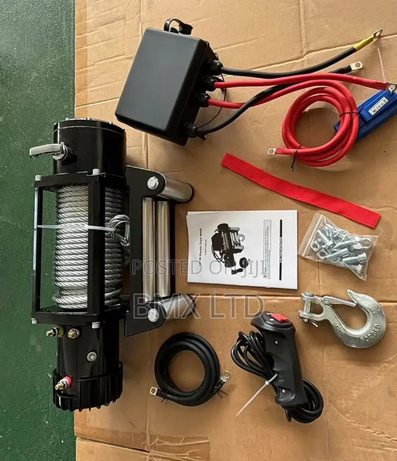 High Power 24v Motorized Towing Winch