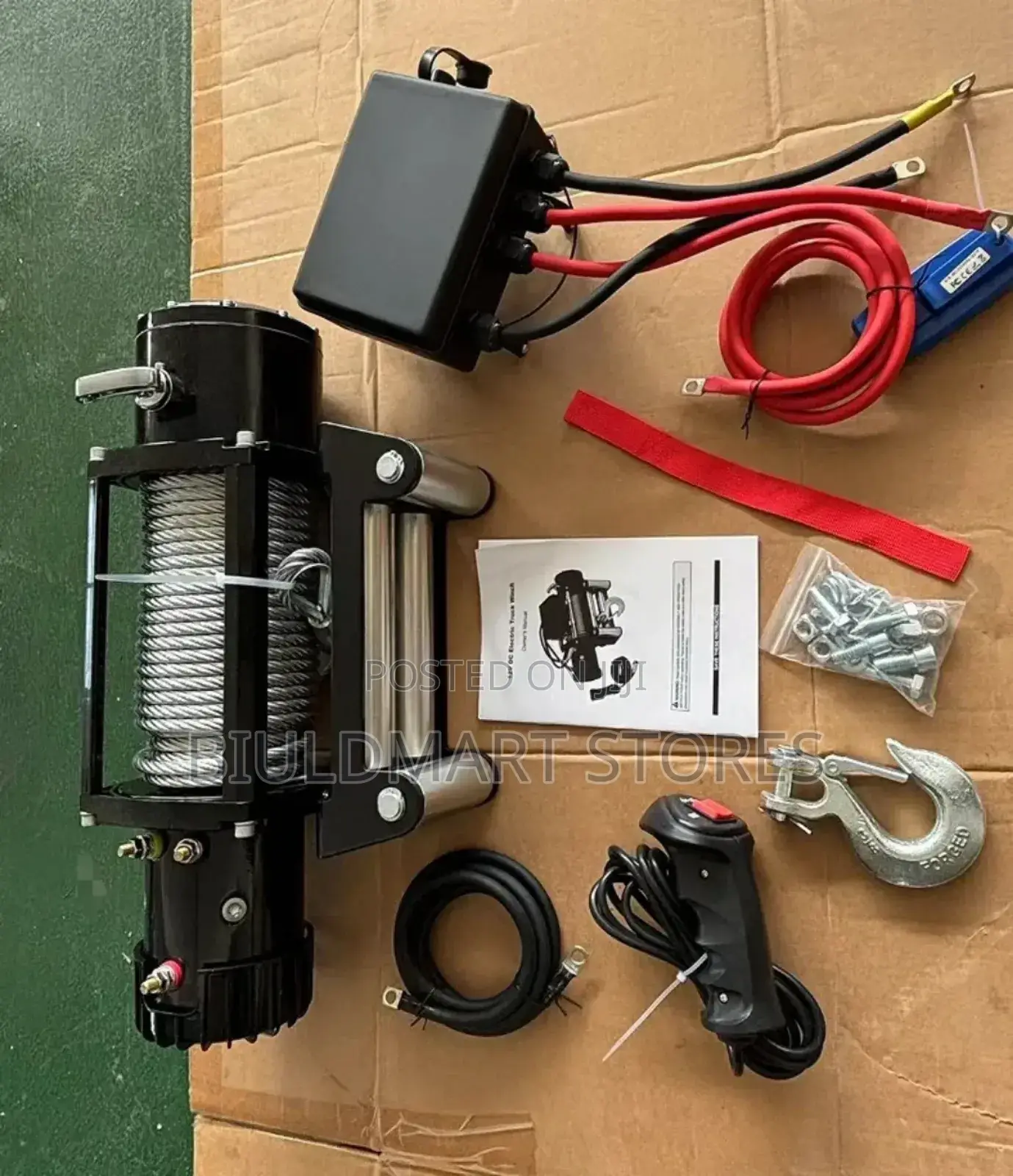 High Power 24v Motorized Towing Winch
