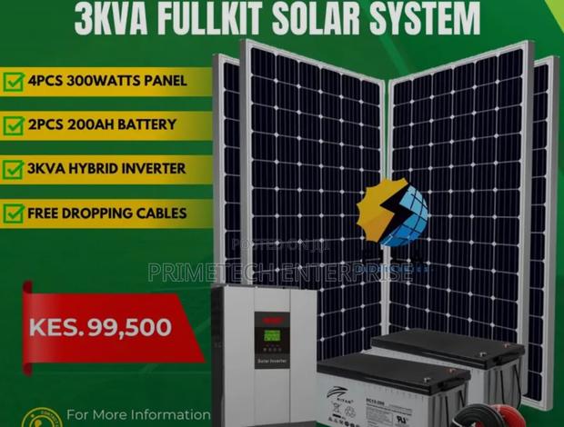 3kva Full Kit Solar System Green Energy (Primetech) - main view