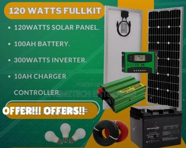 120watts Full Solar Kit System (Primetech) - main view