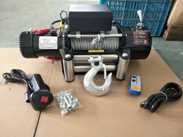 12000lb Steel Cable Vehicle Pulling Winch