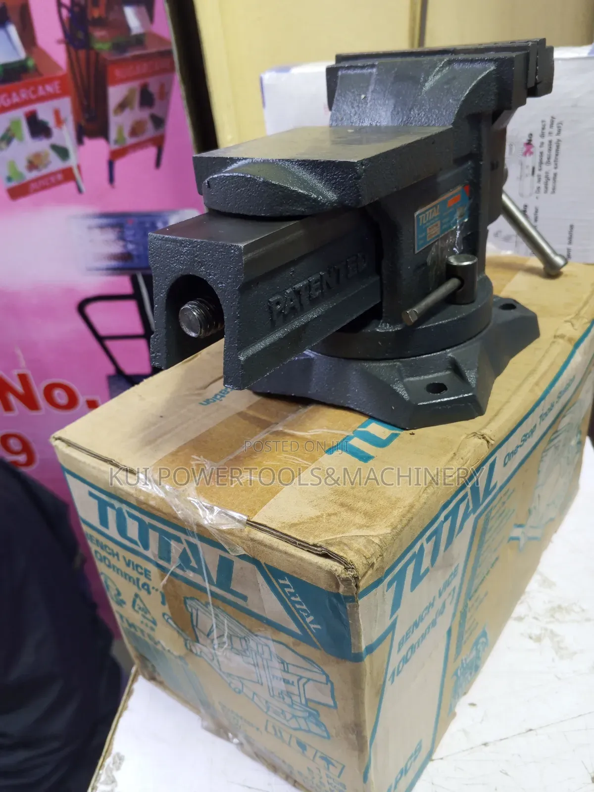 Total 4" Bench Vice/ 100mm Bench Vice