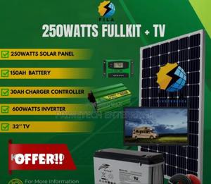 250watts Full Solar Kit With Tv (Primetech) - thumbnail 2