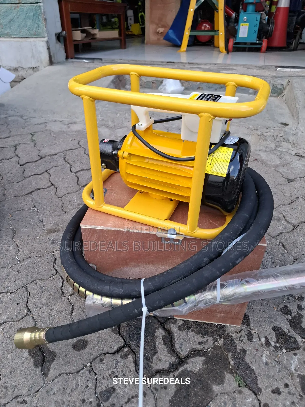 Kmax 38mm Pin Type Concrete Vibrator With 6m Shaft