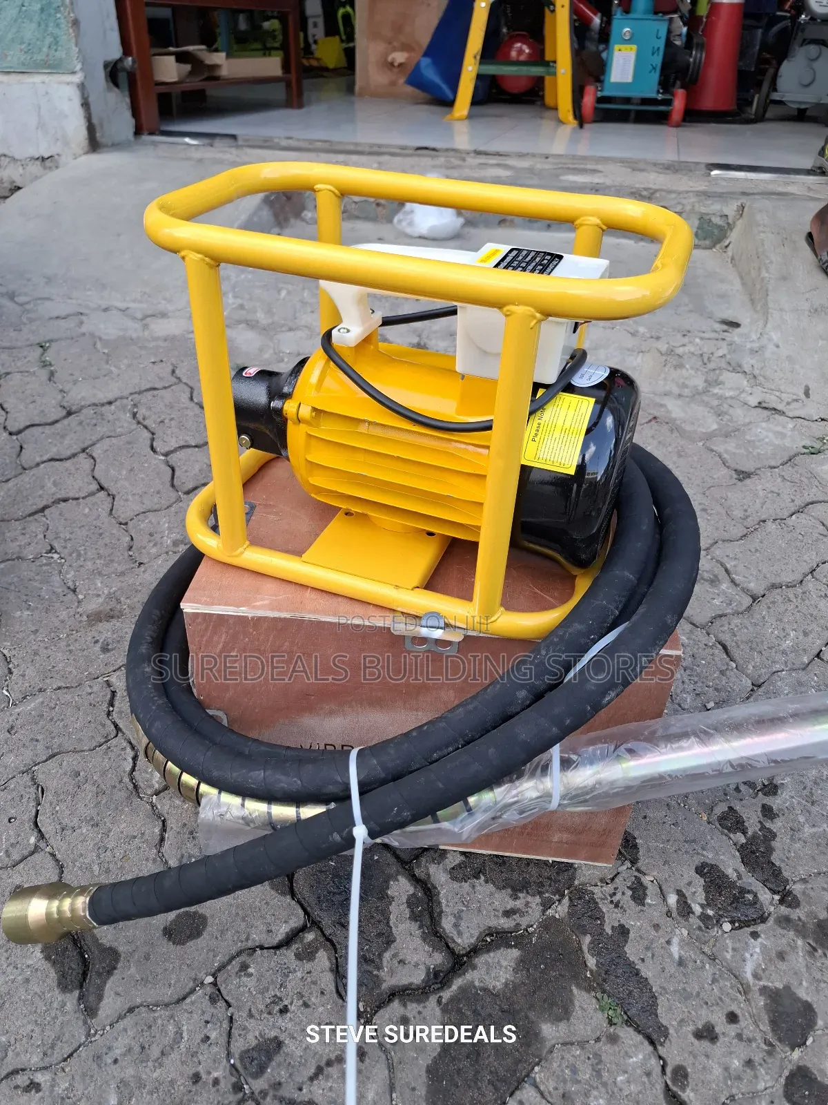 Kmax 38mm Pin Type Concrete Vibrator With 6m Shaft