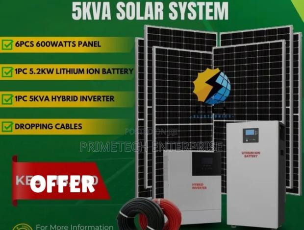 5kva Solar System (Primetech) - main view