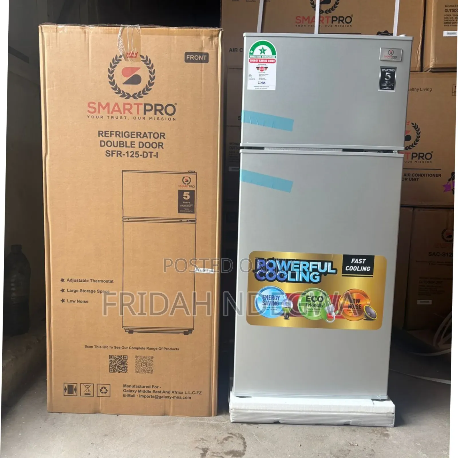 95 Litres Smart Pro SFR 125-Dt-I Double Door Refrigerator