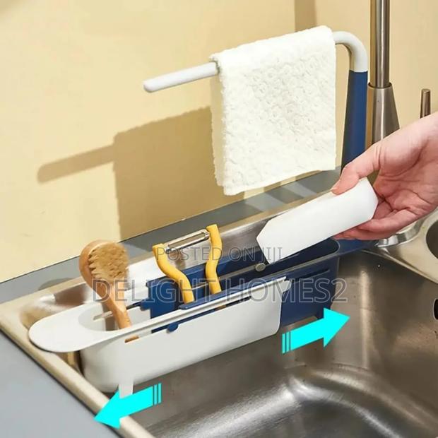 Telescopic Sink Shelf Kitchen Sinks Organizer_cu - thumbnail 2