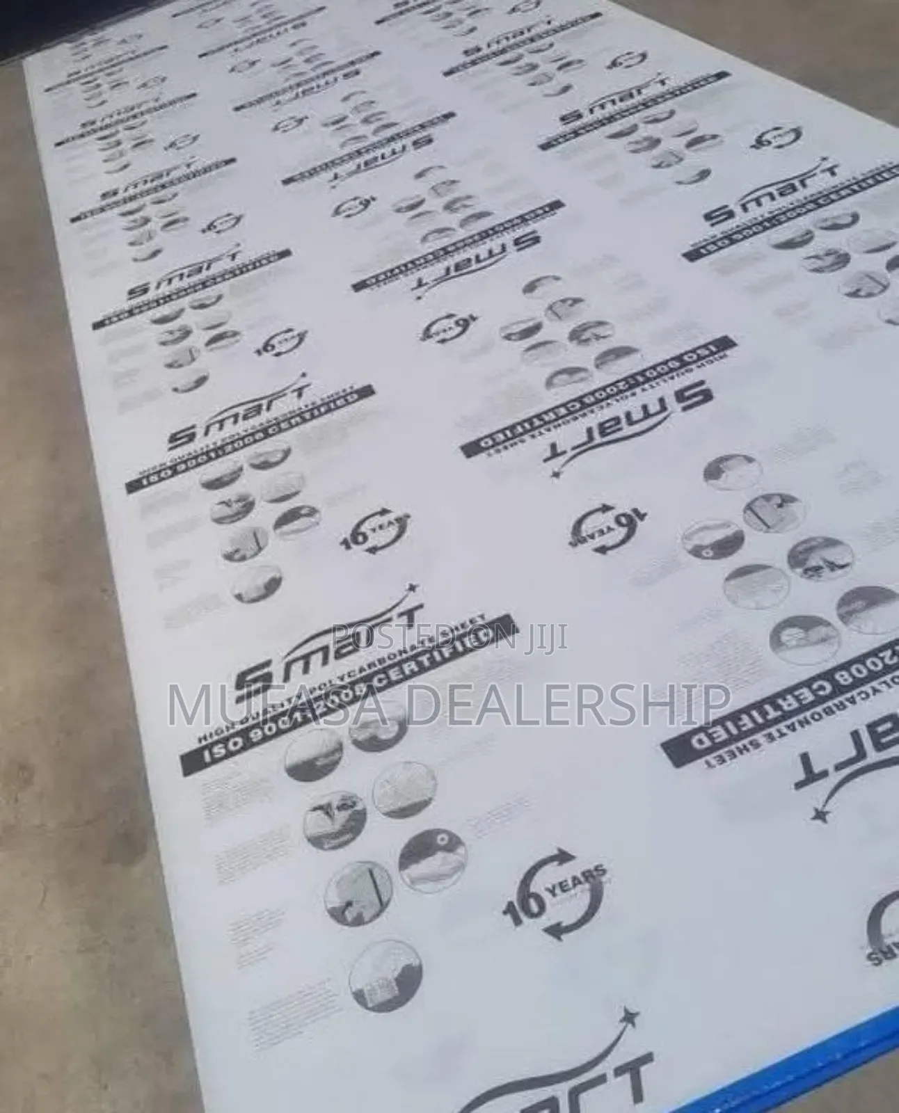 Polycarbonate Sheets.5.8mtrs×2.1mtrs×8mm
