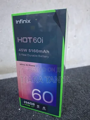 New Infinix Hot 60i 256 GB Black
